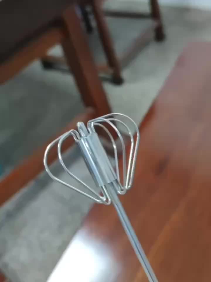 STAINLESS STEEL EGG BEATER / WHISK MIXER / STIRRER CAKE CREAMER