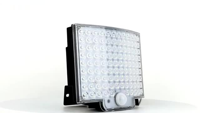 W789AB-4 LED à LED Imperméable Lumières de Motion Solaire Lumières  Extérieurs Street Avec Télécommande 3 Modes D'éclairage Lumière de Sécurité  Pour le