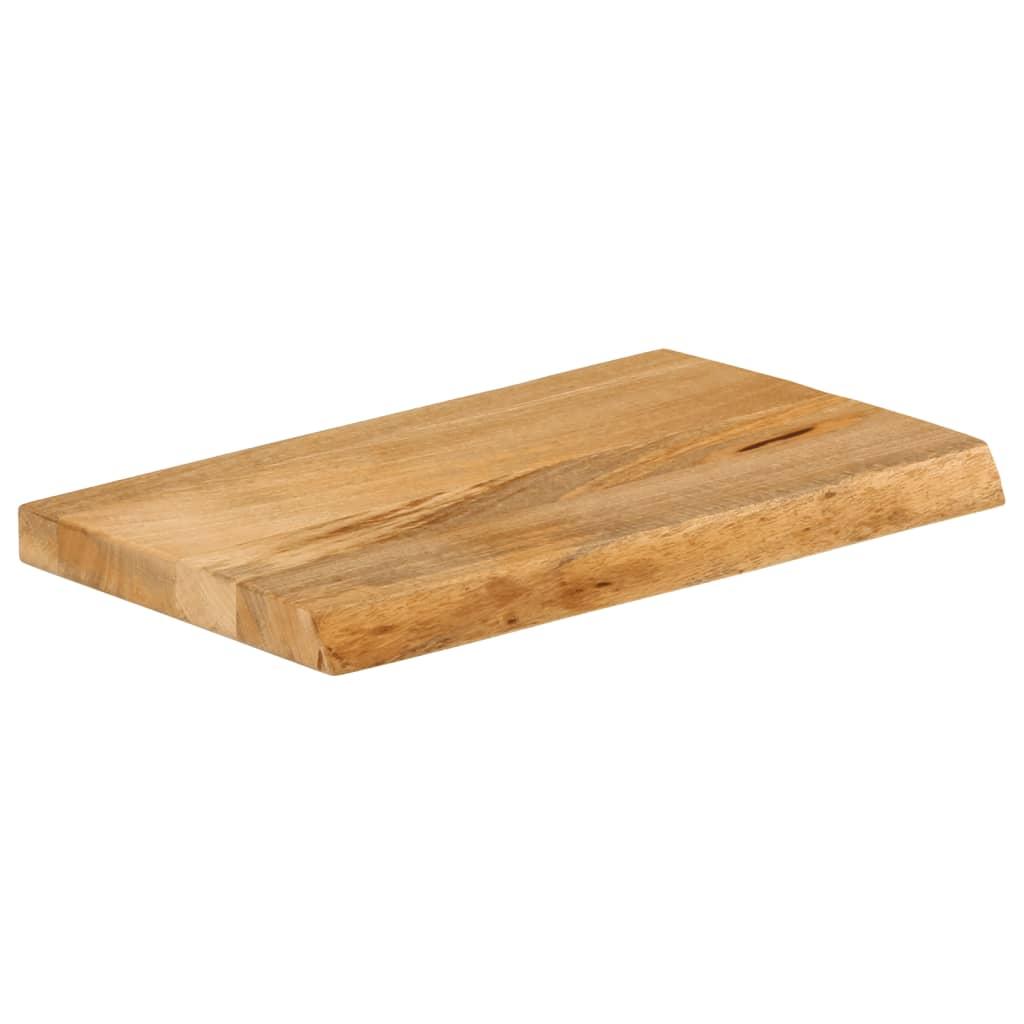 

Mango Wood Solid Vanity Countertop - Tree , Electricity-free, Handcrafted Bathroom Accessory, 40x20x2.5 Cm