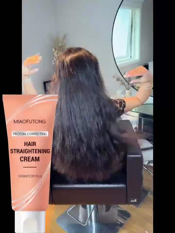 100ml Protein Straightening Cream for Frizz Control