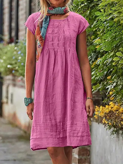 dresses for women 2024 summer linen solid gauze dress loose casual beach vacation flowy long dress with pockets | High-quality & Affordable | Temu dresses for women 2024 summer linen solid gauze dress loose casual beach vacation flowy long dress with pockets | High-quality & Affordable | Temu