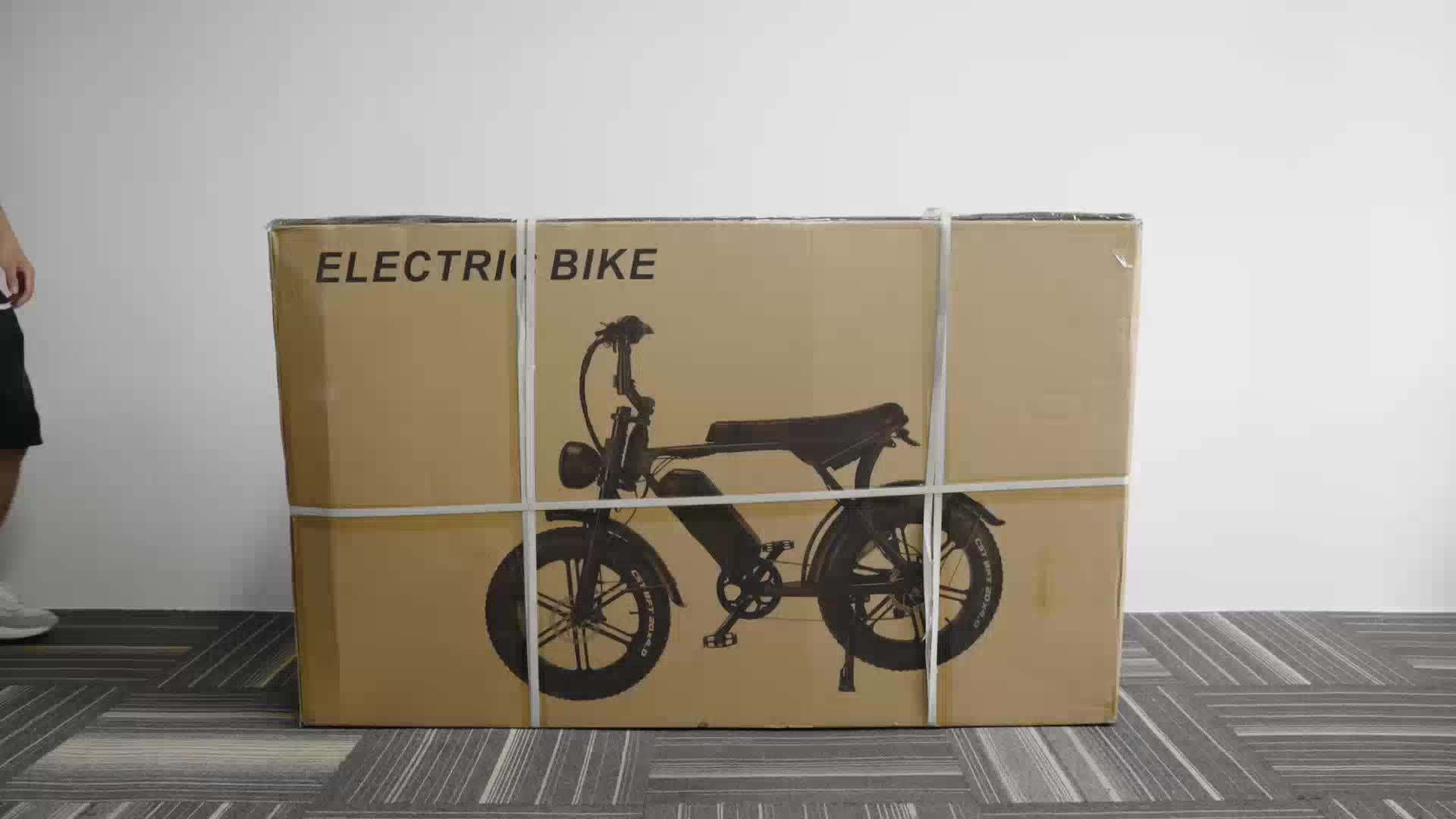 Electric Bike, V8 Electric Mountain Bike with 500W Motor 48V 15Ah-30Ah Removable Larger Battery 19mph/h 20'' Tire E Bike, Adult Electric Bicycles, Electric Dirt Bike, Electric Mountain Bike, Electric Bicycle for Adults, E Bike
