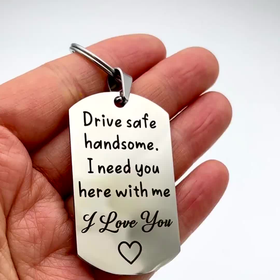 1pc Gifts for Boyfriend Valentine's Day Gifts for Husband Birthday Gift for Men I Need You Here Trucker Gift Keychain,Men Gifts Ideas,Temu