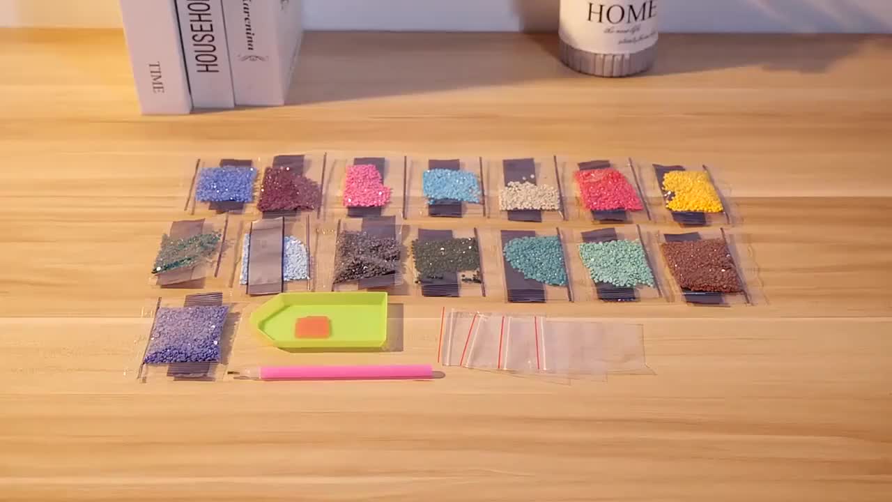 Little Diamond Painting Kit Tools For Adults 5 D Diy - Temu