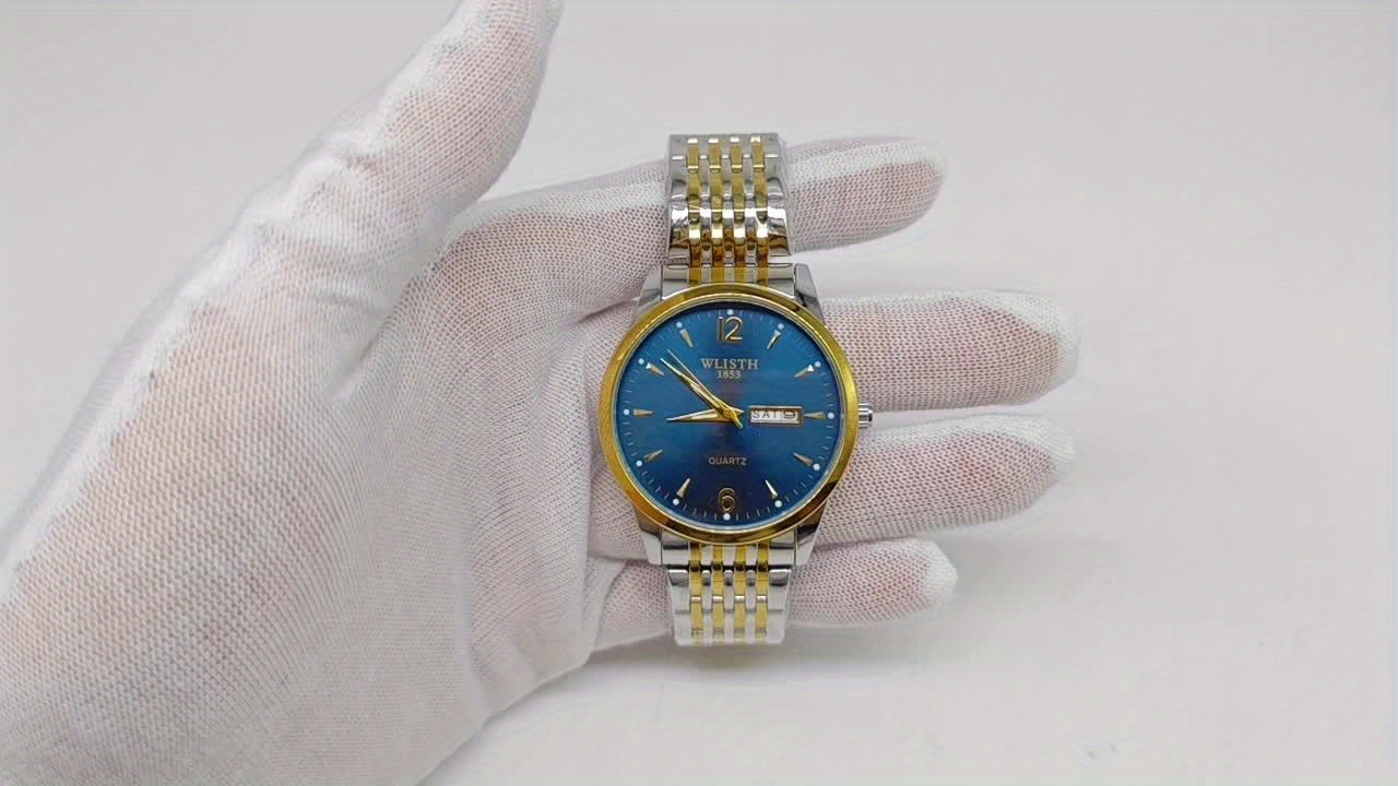 Stylish Minimalist Quartz Watch for Men with Luminous Features