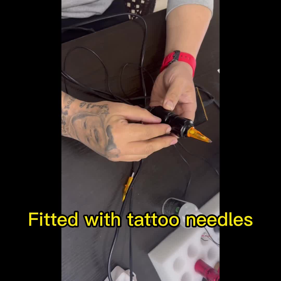 Tattoo Machine Kit Complete Tattoo Pen, Tattoo Gun Power Supply Ink for  Beginner