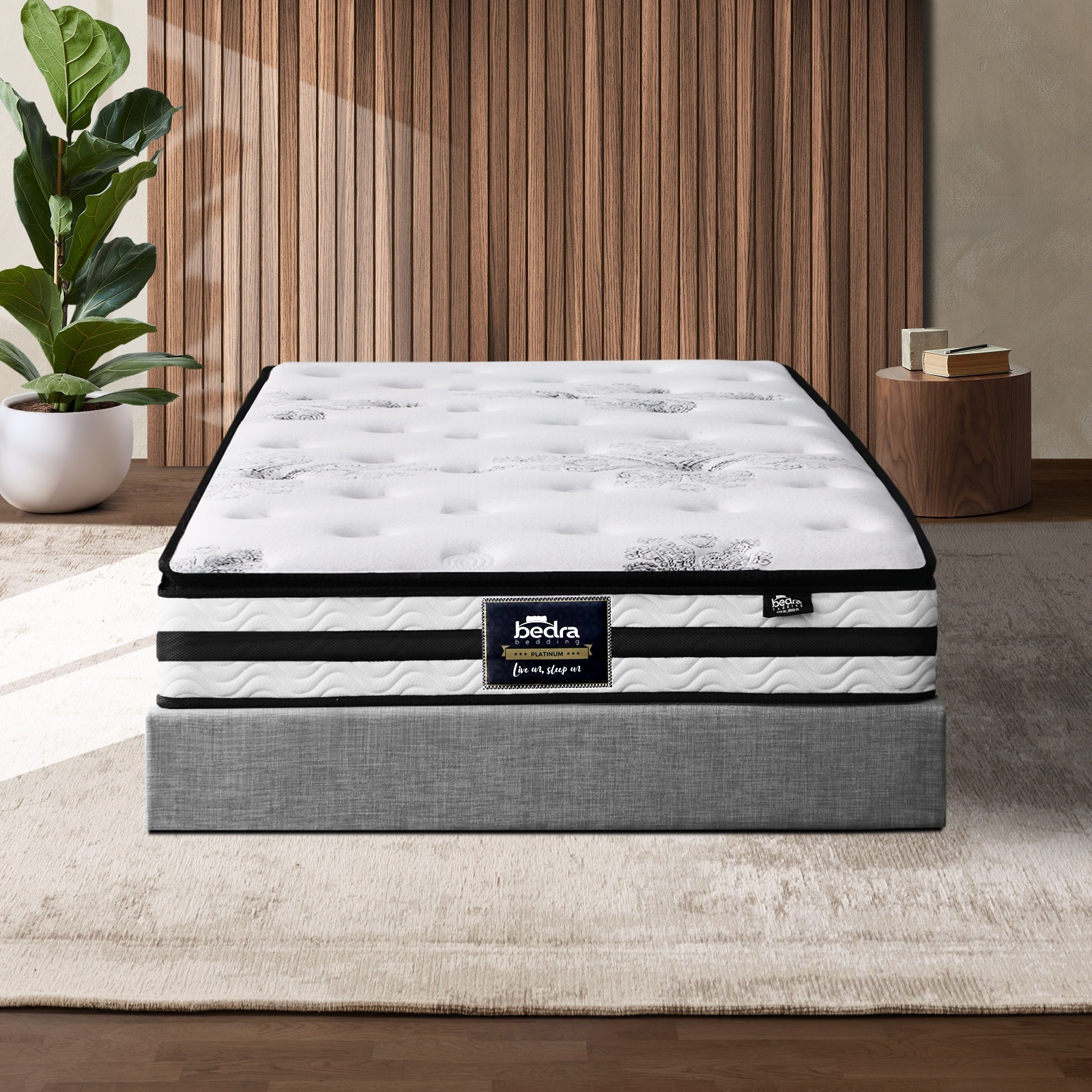 TEMU King Single Mattress Breathable Medium 22cm
