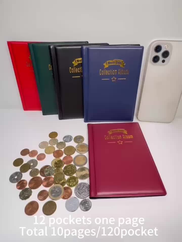 10 Pages Coins Album Collection Book Commemorative Coin - Temu Belgium