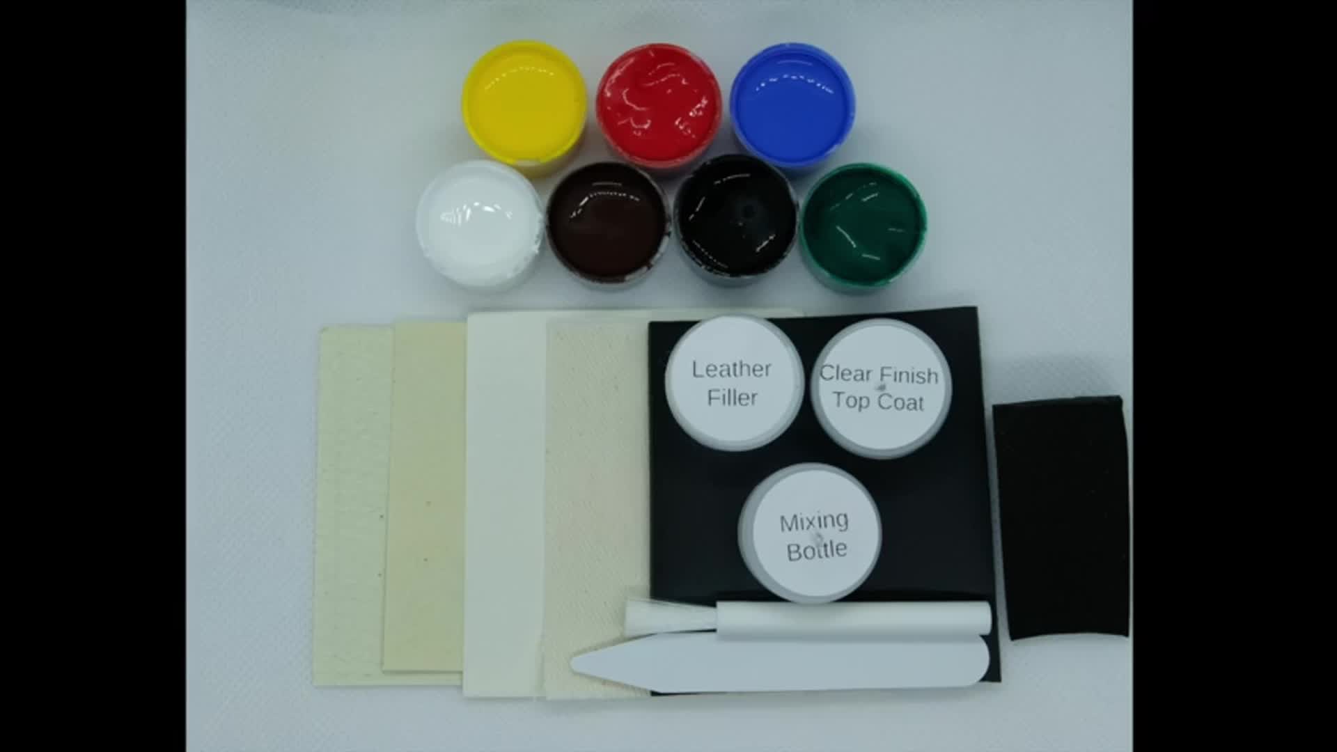 LUDUO Vinyl Liquid Leather Repair Kit Glue Paste Car Seat Skin Repair  Refurbish Clothing Shoes Boot Fix Crack with 10pcs Patch