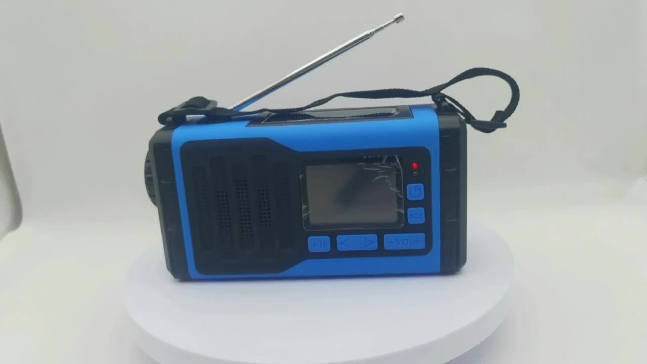 Radio Portátil Emergencia Fm/am/sw Altavoz Mp3 Alimentado - Temu