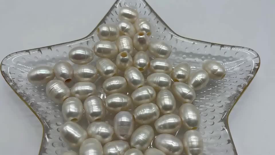 5pcs Natural Freshwater Pearl Large Hole Beads
