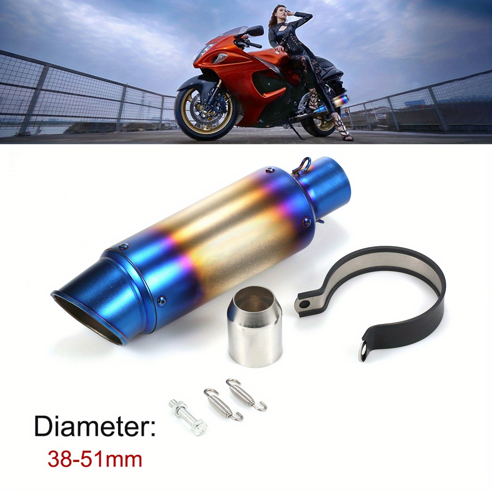 Muffler pipe for motorcycles hotsell