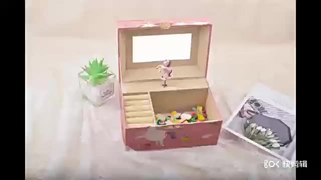 Rotating Unicorn Princess Music Jewelry Box With Mirror - Temu
