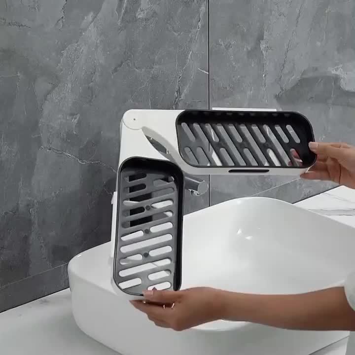 Hanging Bathroom Soap Dish, Multi-layer Soap Box Wall