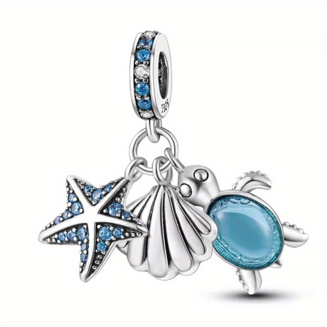 925 Silver Sea Life Beading for Bracelet DIY