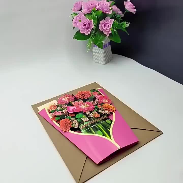 Field of Daisies- Fresh Cut Paper Pop-Up Bouquet