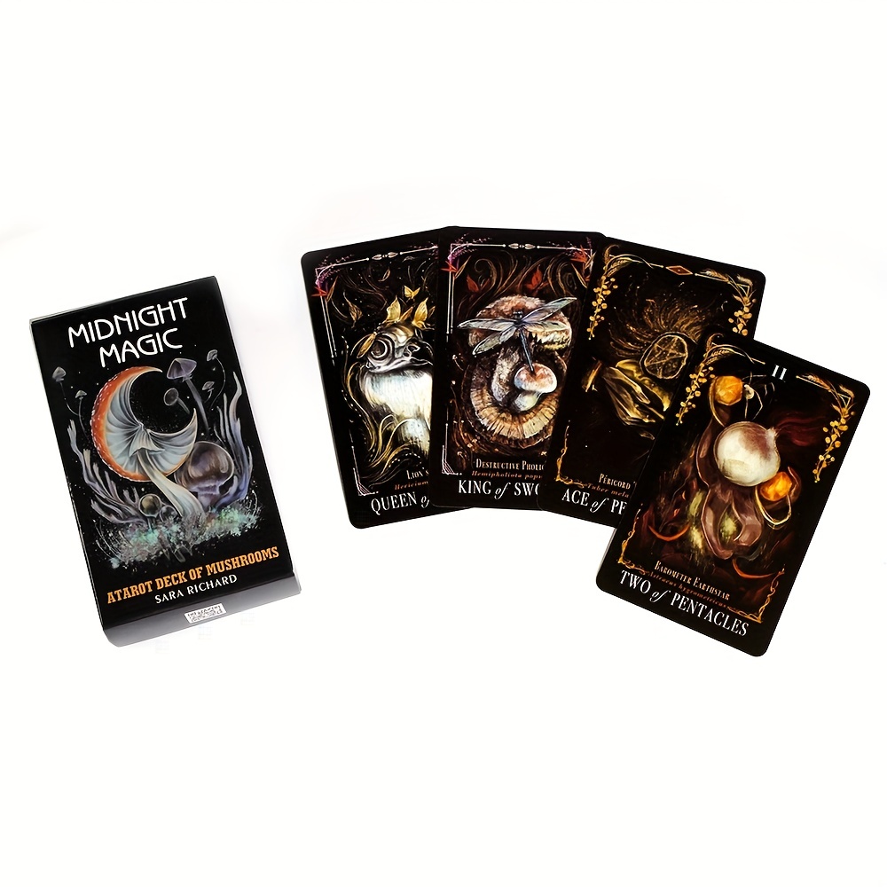 Cute Tarot Cards Deck of Magic Witch Divination Fate Table Game Online  English Version 78 Card Family Party Board Games Card