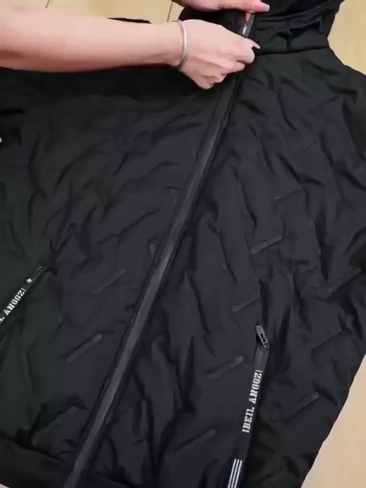 Heren Winter Warme Casual Fashion Jas | Met Capuchon, Niet-Rekbaar, Effen Kleur met Zakken, Losse Pasvorm, Gevuld met Vezel