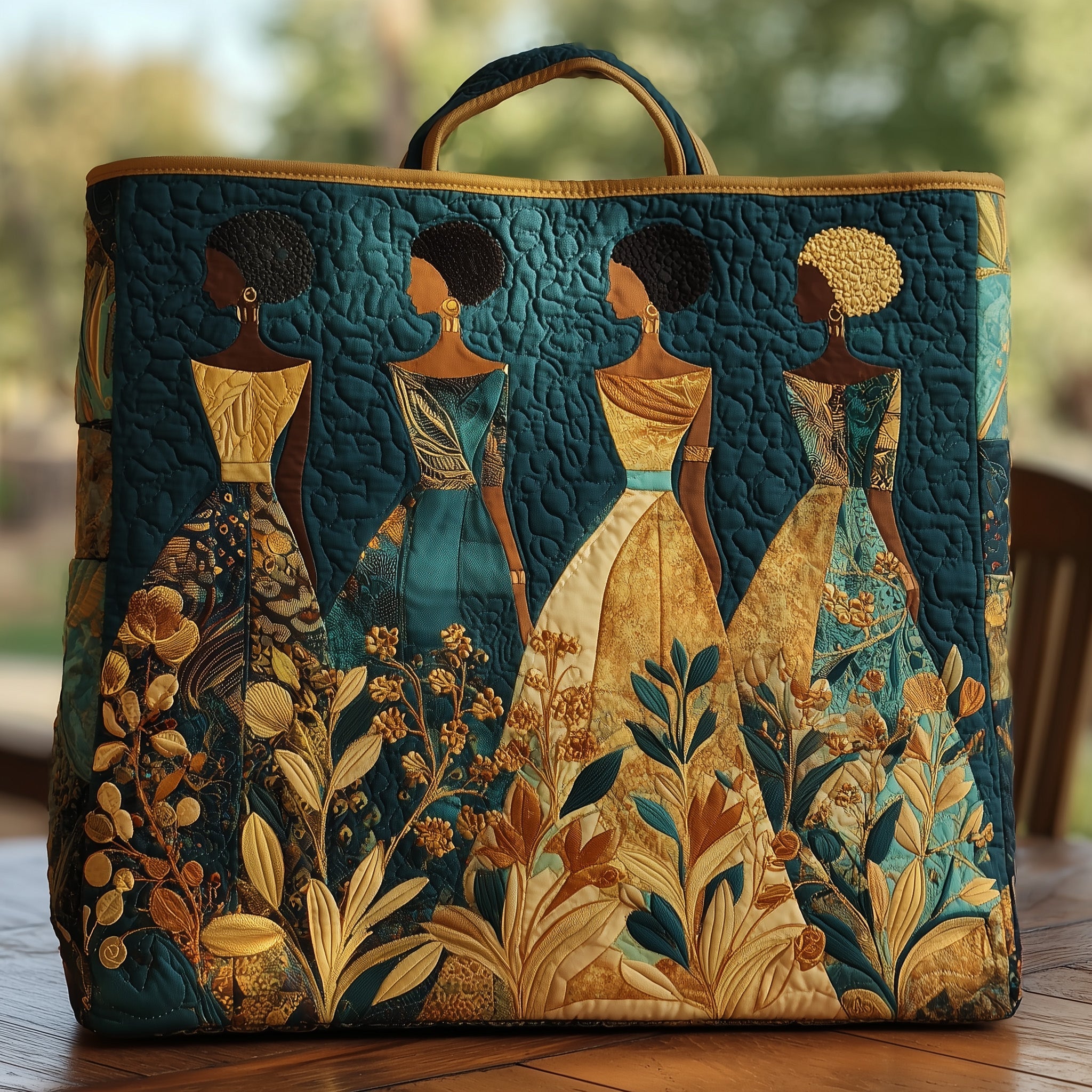 Quilted Handbag Durable Material With Quilted Features Ideal For Travel, Work, And Everyday Use