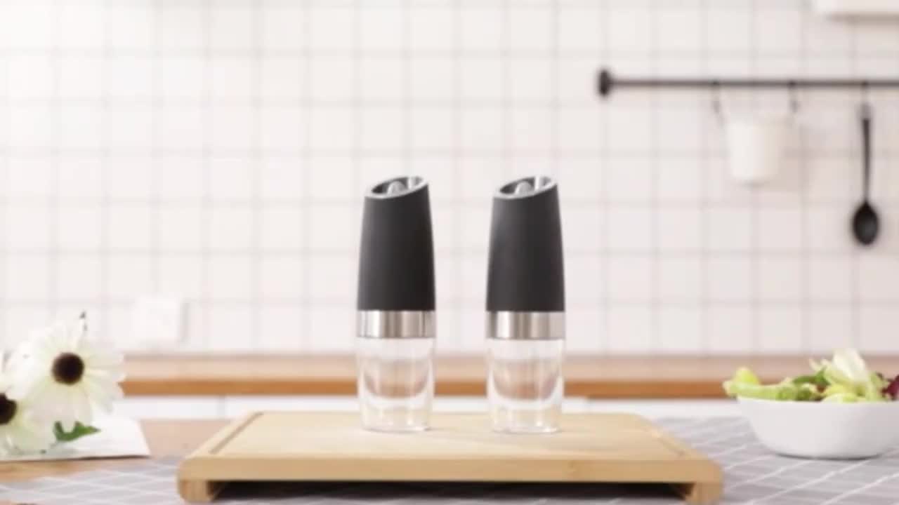 Pepper Grinder Gravity Induction Salt Ginder Electric - Temu