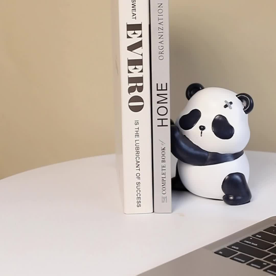 Panda Ornament Resin Statue Art Craft Tea Pet For Bookshelf - Temu
