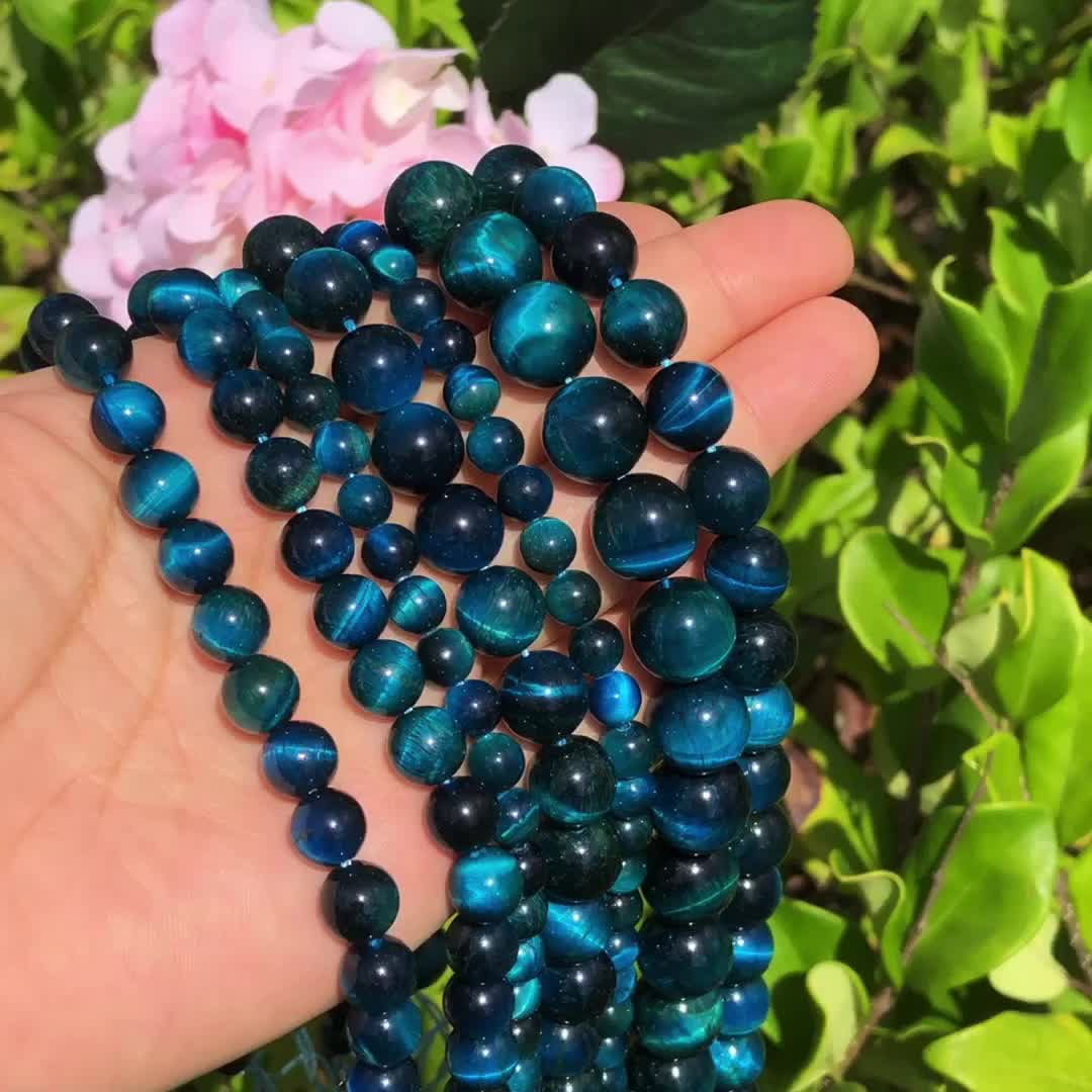 Person on  is selling these beads as blue tiger's eye and I am  considering getting them for a project I am working on. I know blue tiger's  eye is natural but