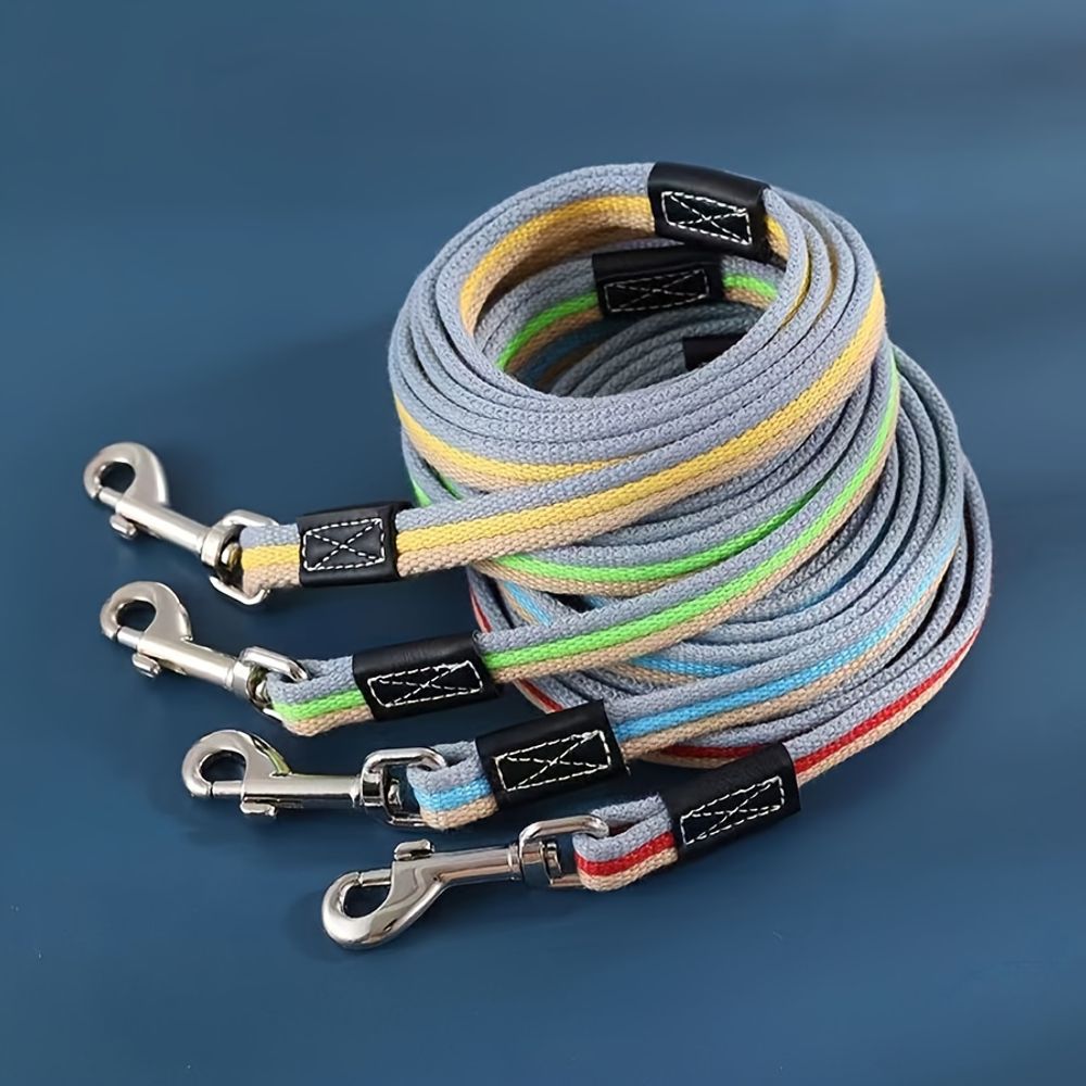 Thickened Pet Canvas Traction Rope for Dog Training