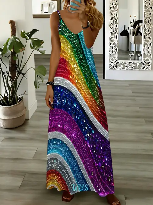 rainbow formal dress sold on Temu United States rainbow formal dress sold on Temu United States