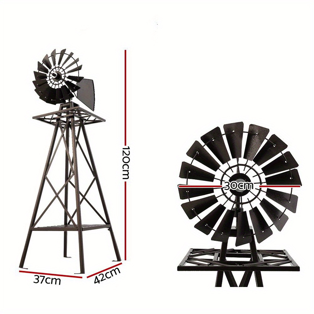   120cm garden windmill metal ornaments outdoor decor ornamental   Product details 2