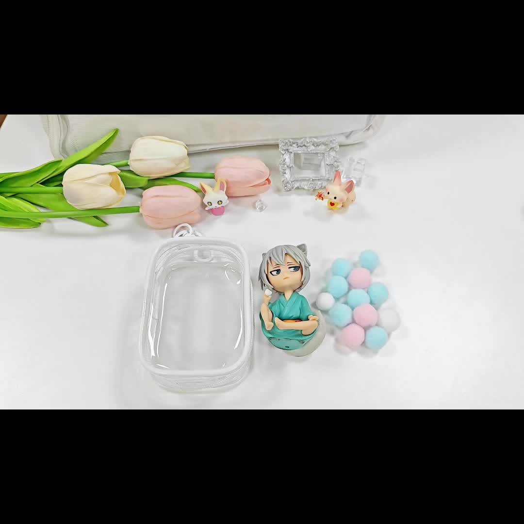 Clear Nendoroid Doll Bag, Transparent Mini doll bag, Kawaii Girl Outdoor  Pouch, clear doll bag