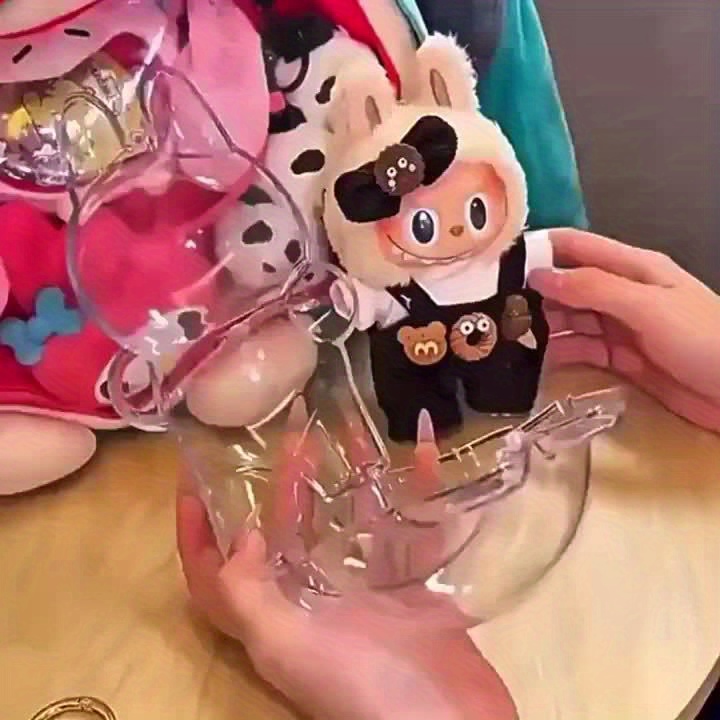 Zalati Acryl Cloche Mit Sockel - Schutzglocke Für Figuren & Sammlerstücke