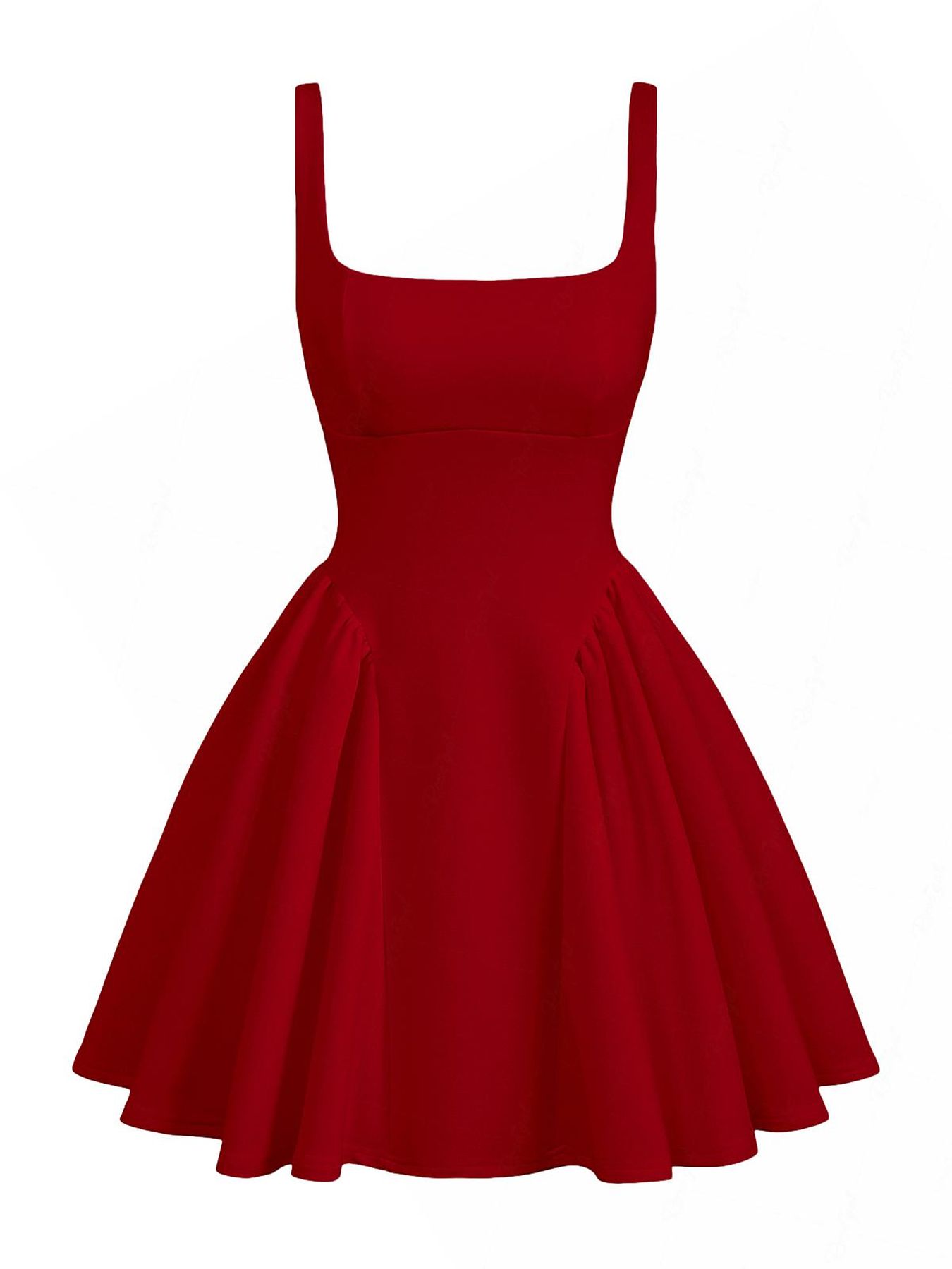 red mini dress sold on Temu United States