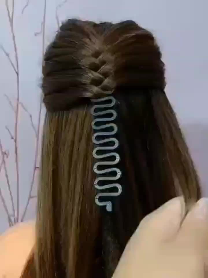 Fishbone Wave Braider Braiding Tools Twist Hair Braids Hair Accessories Bun  Hairstyles Styling Aids Hair Styler