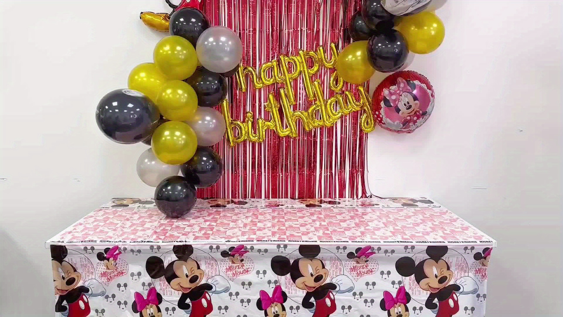 51pcs Kit D'arche De Ballons Mickey Et Minnie Sous Licence Officielle  Disney, Assortiment De Ballons De Couleur Parfaits Pour Noël, Halloween,  Les