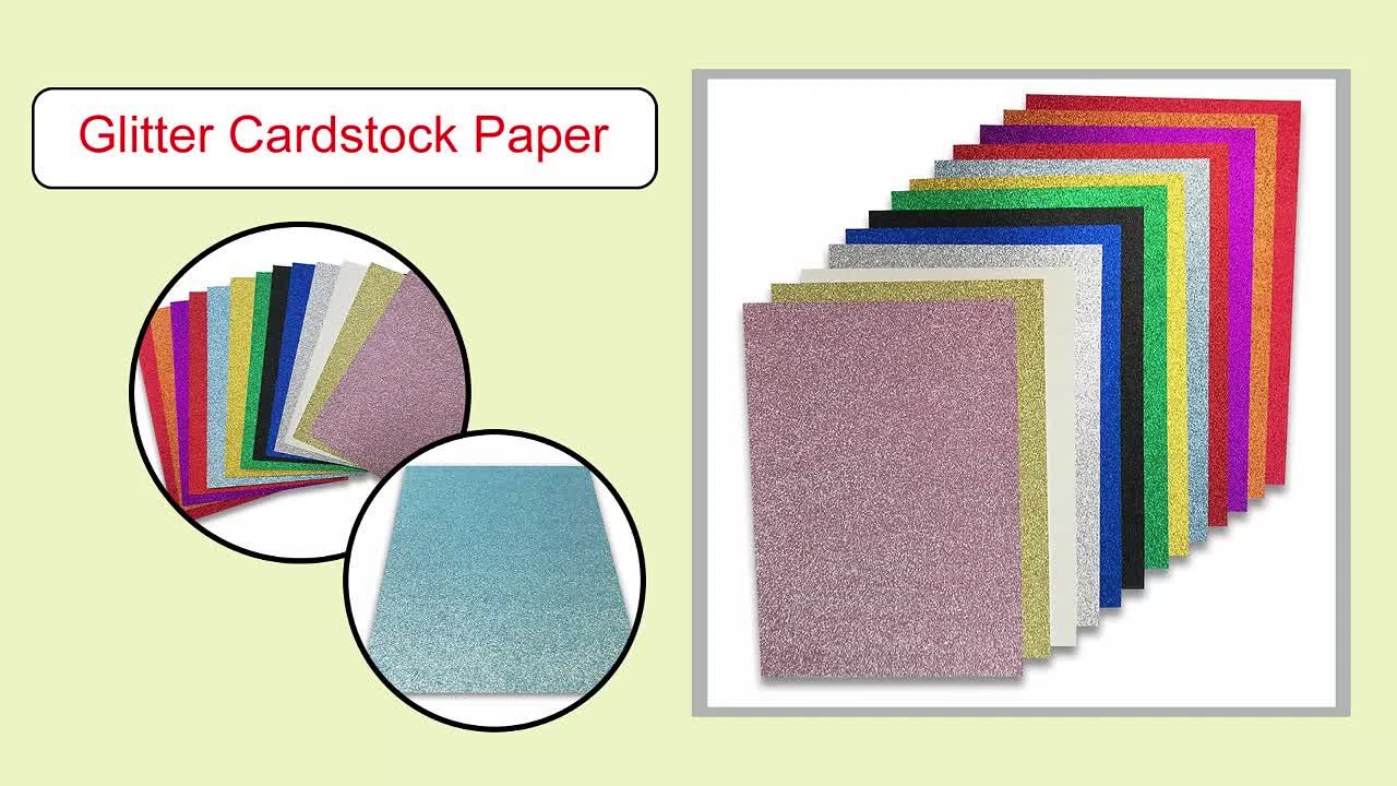 Glitter Cardstock Paper High Quality Glitter Paper For - Temu