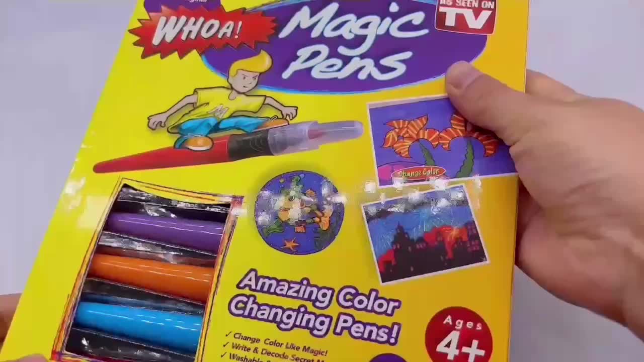 BLOPENS COLORING WITH AIR COLOR CHANGING MARKERS /AIRBRUSH SUPER COOL!!