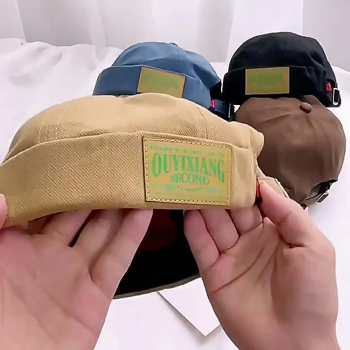 Men's Hip Hop Melon Hat Vintage Beanie