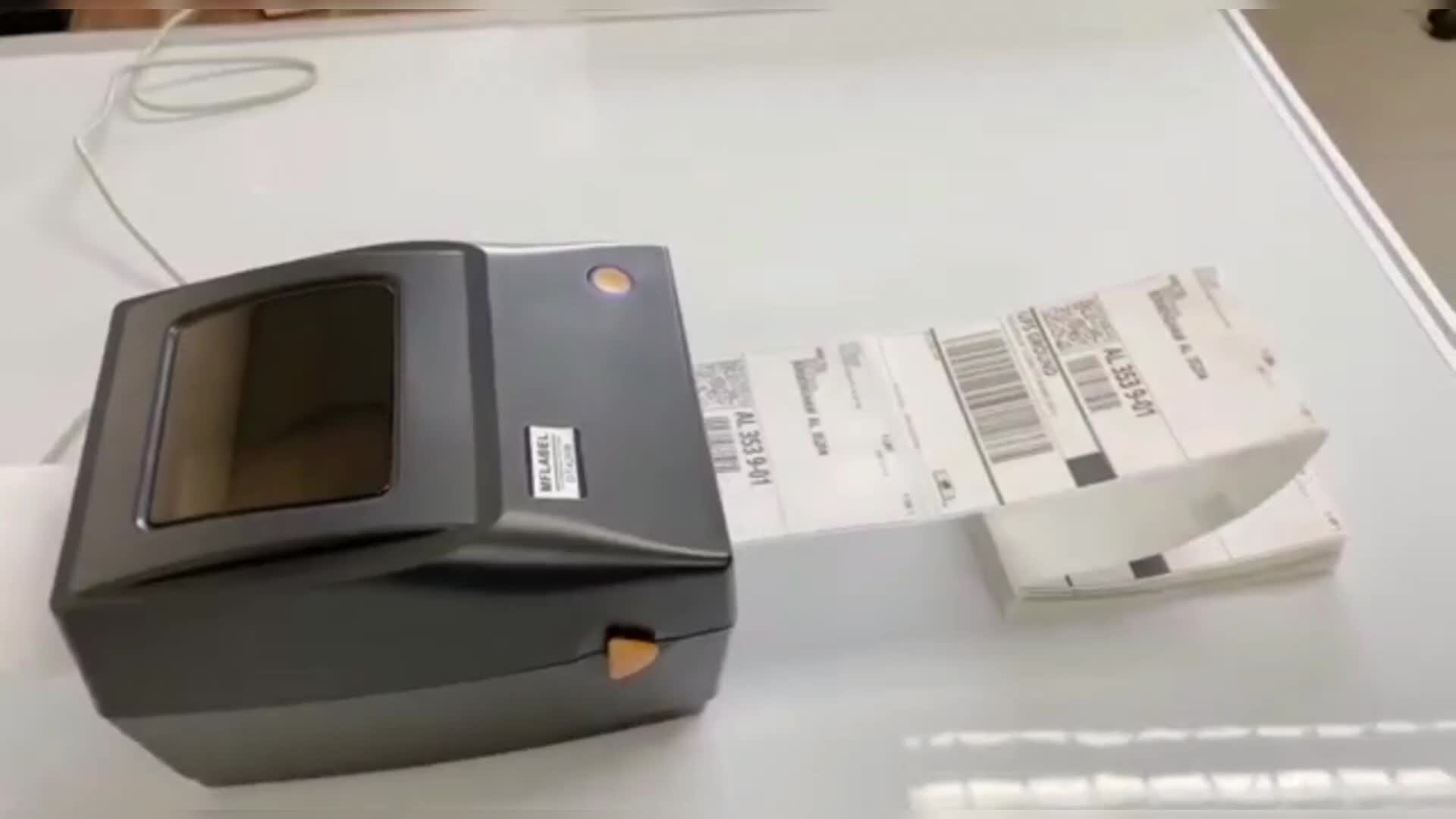 500pcs 10x15 Fan Fold Direct Thermal Label Waterproof Printer Paper