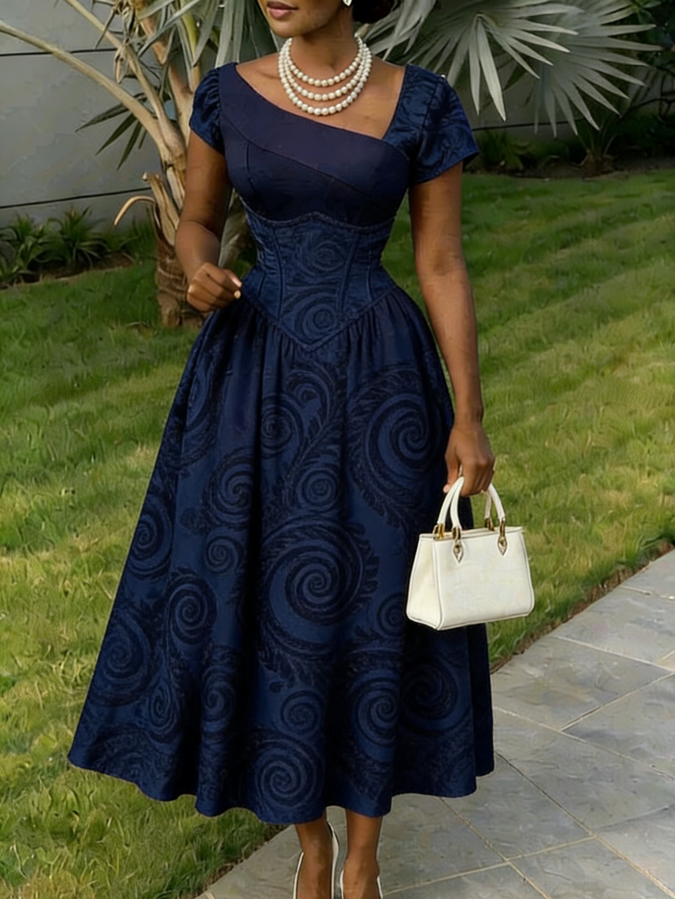 iamgia blue dress LUMINARA DRESS main image 1