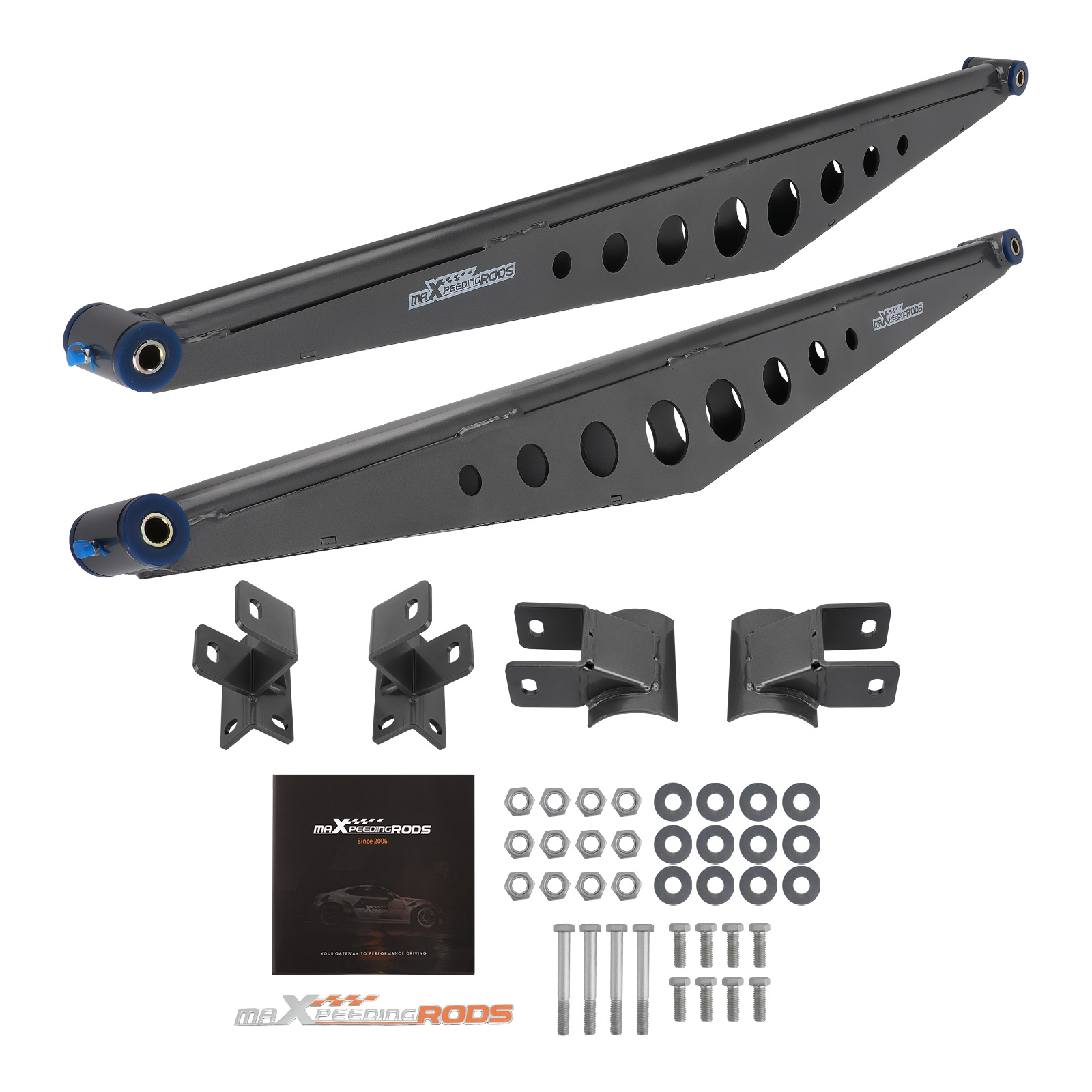 Ultimatecar 4-Piece Shock & Strut Assembly Kit For Ford F-150 1998-2003 - Front & Rear, OE Spec, Glossy Black