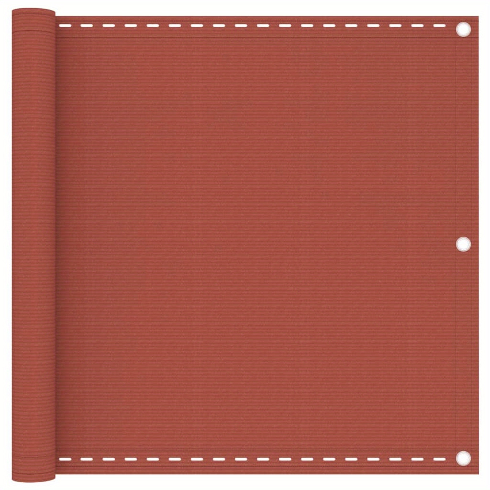 Balcony Privacy Screen Terracotta Red 90x500 Cm Hdpe