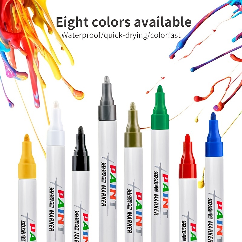 Zebra color paint pen 1pcs black paint pen waterproof and non-fading PAINT  MOP-200M