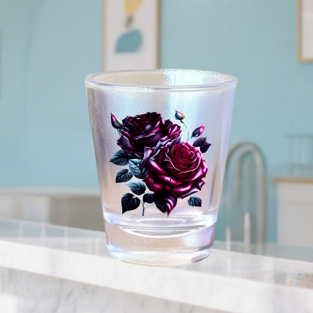 TEMU 1.5oz Shot Glass With Purple Glass Cups Party And Bar Cute Spirits Cup, Local Warehouse, Christmas Gifts, Thanksgiving Cups For
