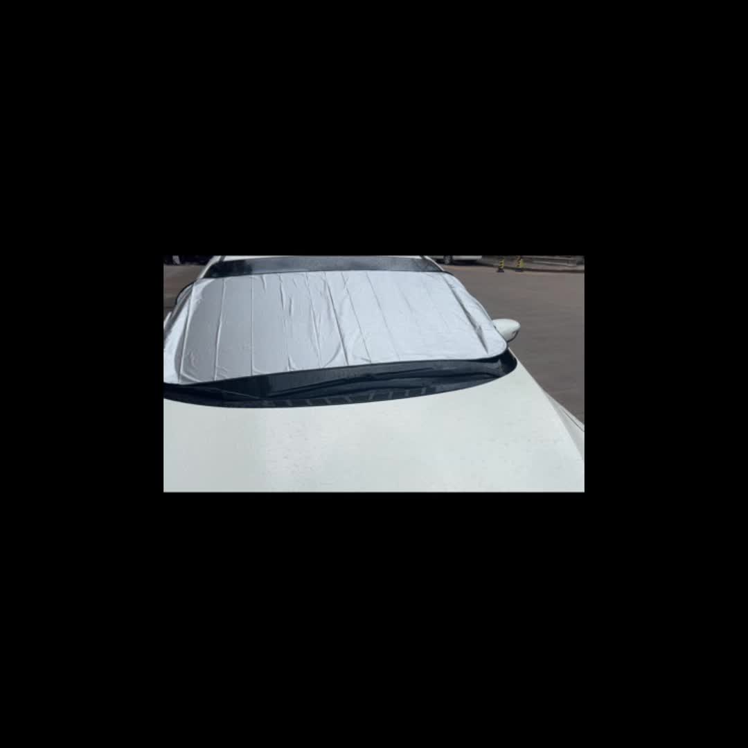Faltbare Frontscheibenabdeckung für Mini Cooper 2002-2021, Winter  Windschutzscheibe Frostabdeckung, Autoabdeckung Eisschutzfolie,Black+Red:  : Auto & Motorrad