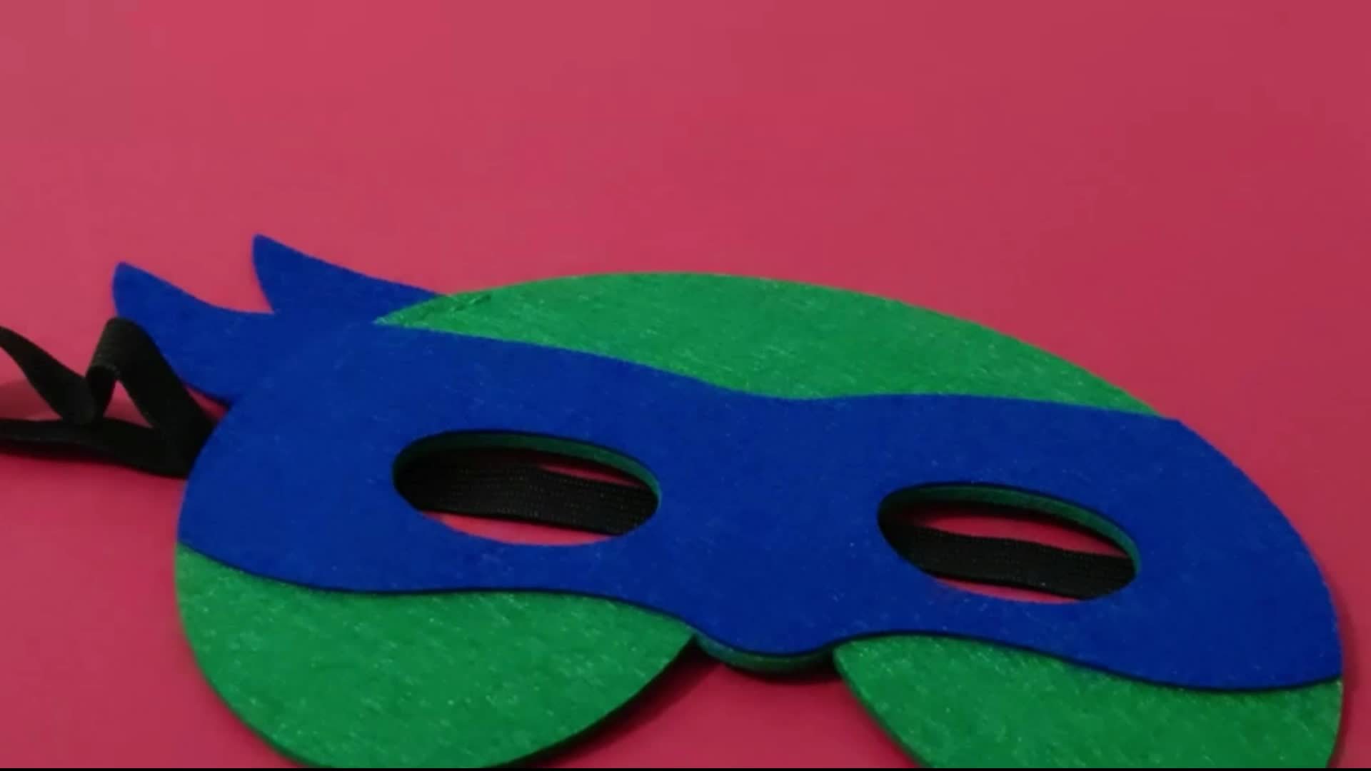 Kids Felt Eye Masks for Video Game Themed Parties