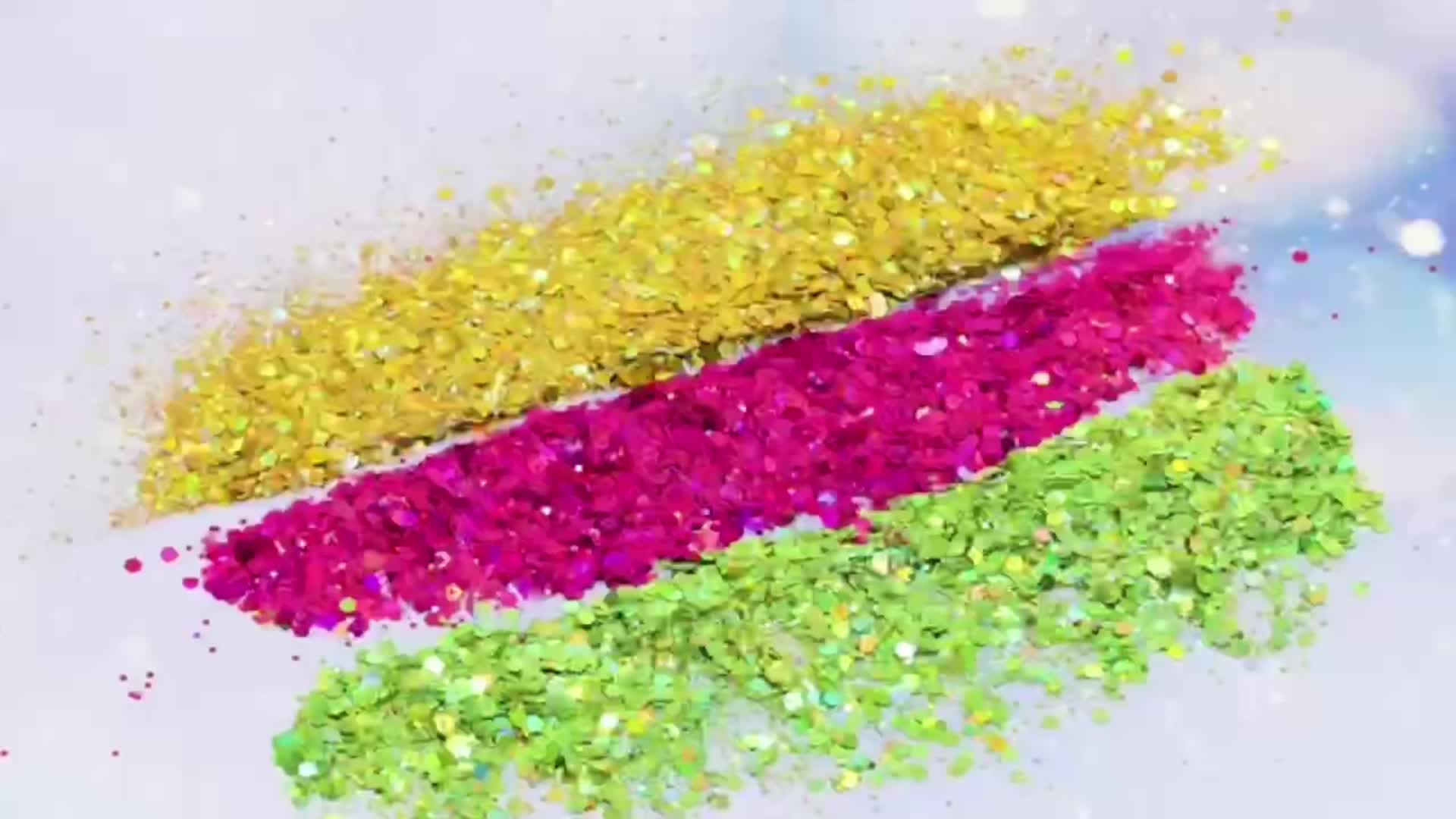 Fine Slime Glitter, Set of 32 Colors