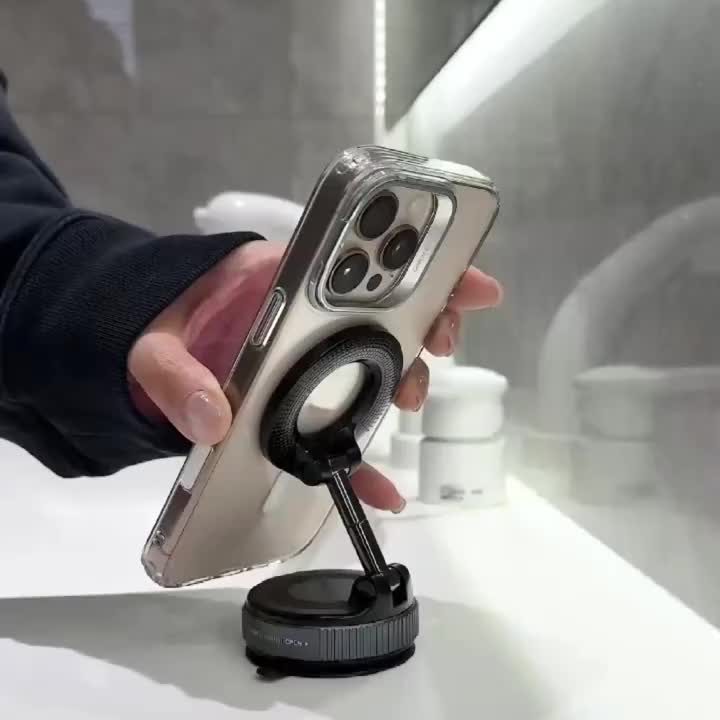 Practical A 360° Adjustable Magnetic Phone Holder, Suitable for Use on Car Dashboards, Compatible with Iphone 16/15/14/12 Series, Portable Foldable Car Phone Stand 8 Practical A 360° Adjustable Magnetic Phone Holder, Suitable for Use on Car Dashboards, Compatible with Iphone 16/15/14/12 Series, Portable Foldable Car Phone Stand - Image 8