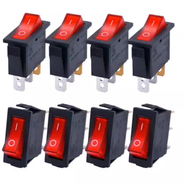 5pcs Interrupteur À Bascule Étanche 3 Broches 12v 220V Lampe - Temu Belgium