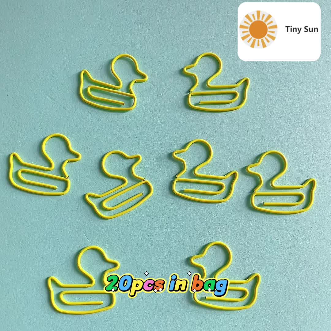 Bag Adorable Cute Little Duck Paper Clips For Party Invitation