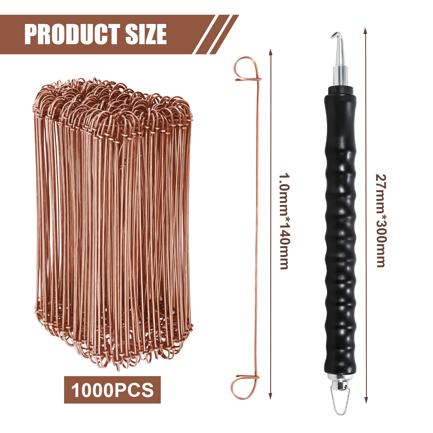 100mm/140mm Drilling Device Set With 1000pcs Of Drilling Wire | High-quality Drilling Wire & Eyelet Wire For Precise Drilling | Versatile Use